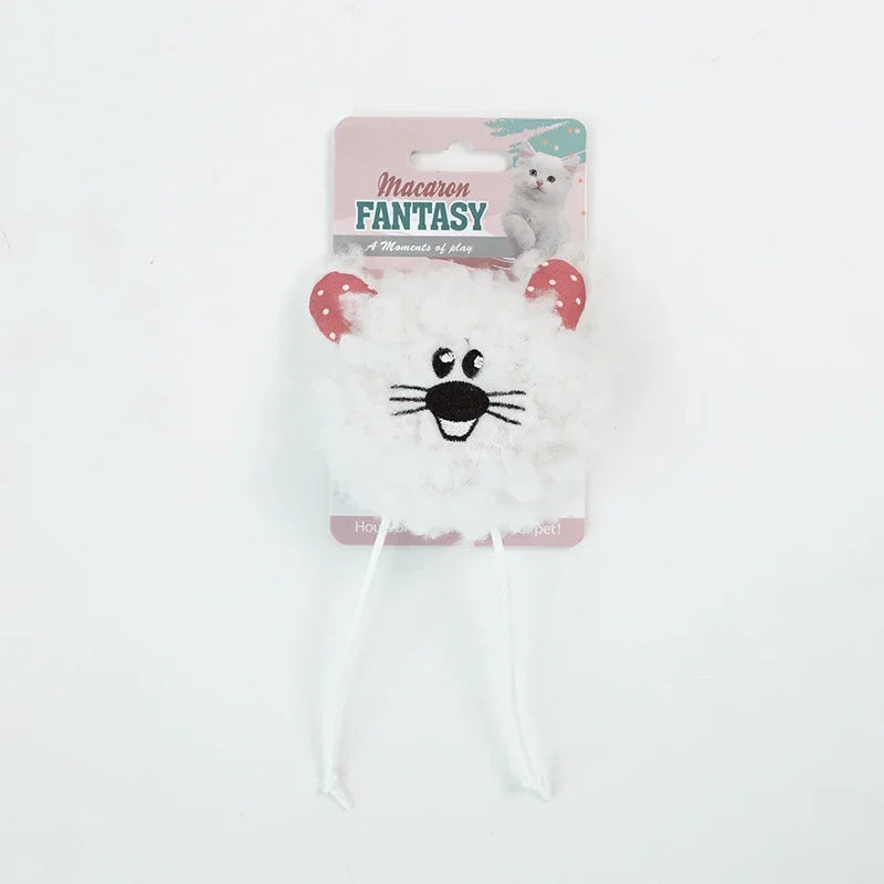 Plush Catnip Mouse Hanging Toy