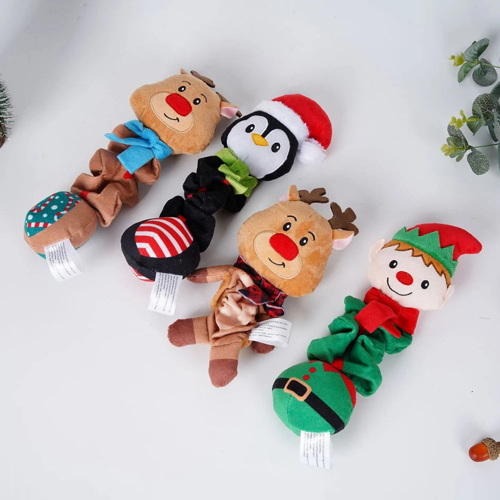 Christmas Plush Squeaky Dog Toy