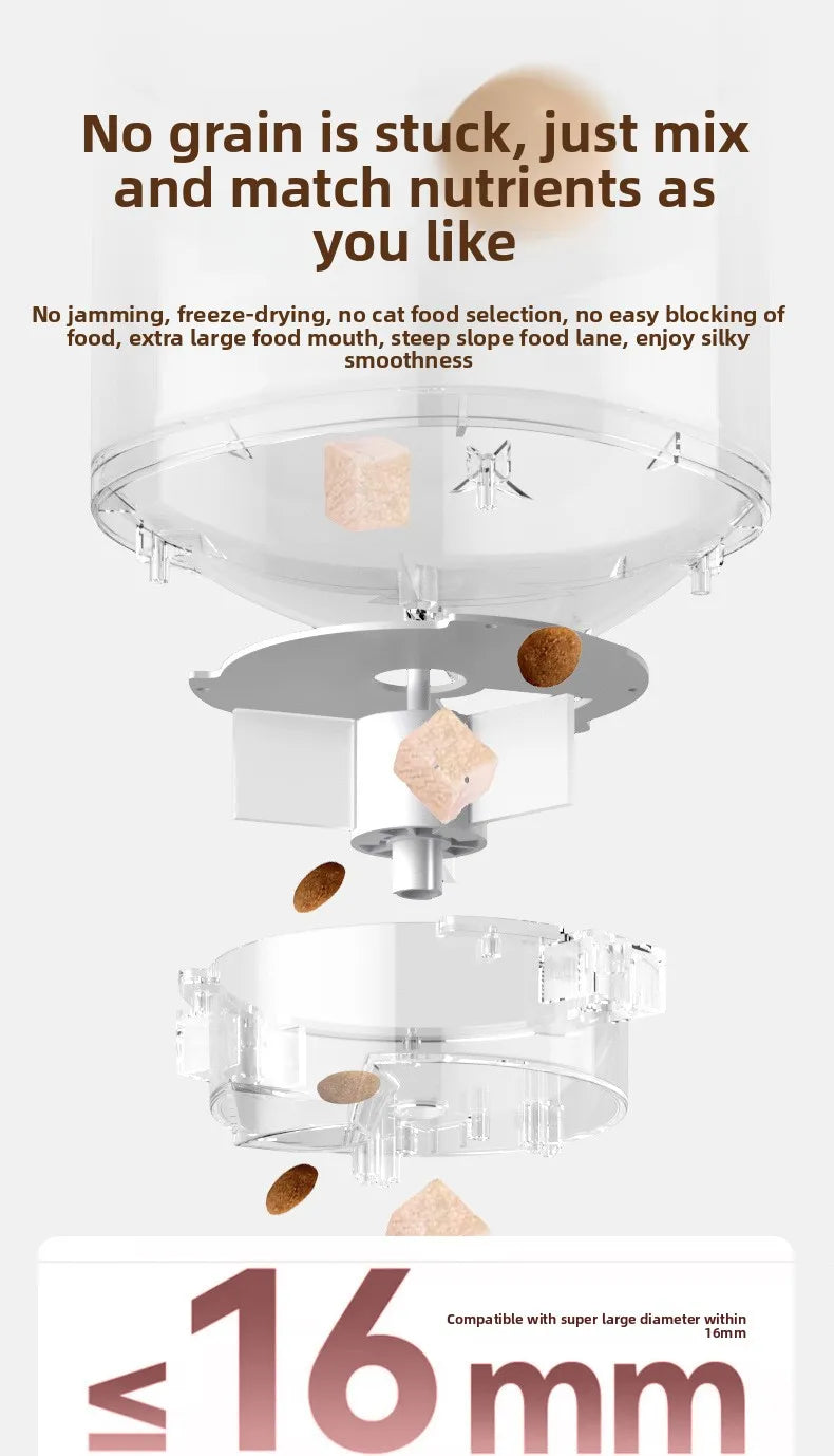 Smart WiFi Pet Feeder with HD Camera & Two-Way Intercom