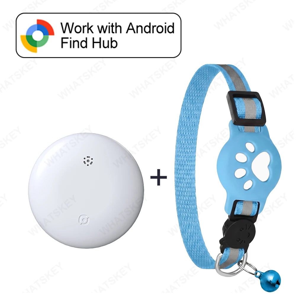 Google Find My Device Pet Collar Tracker for Cats & Dogs — Android Compatible