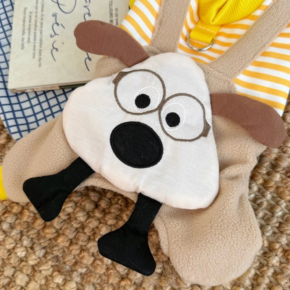 Combinaison-Pyjama en Polaire avec Capuche pour Chiens et Chiots de Petite et Moyenne Taille