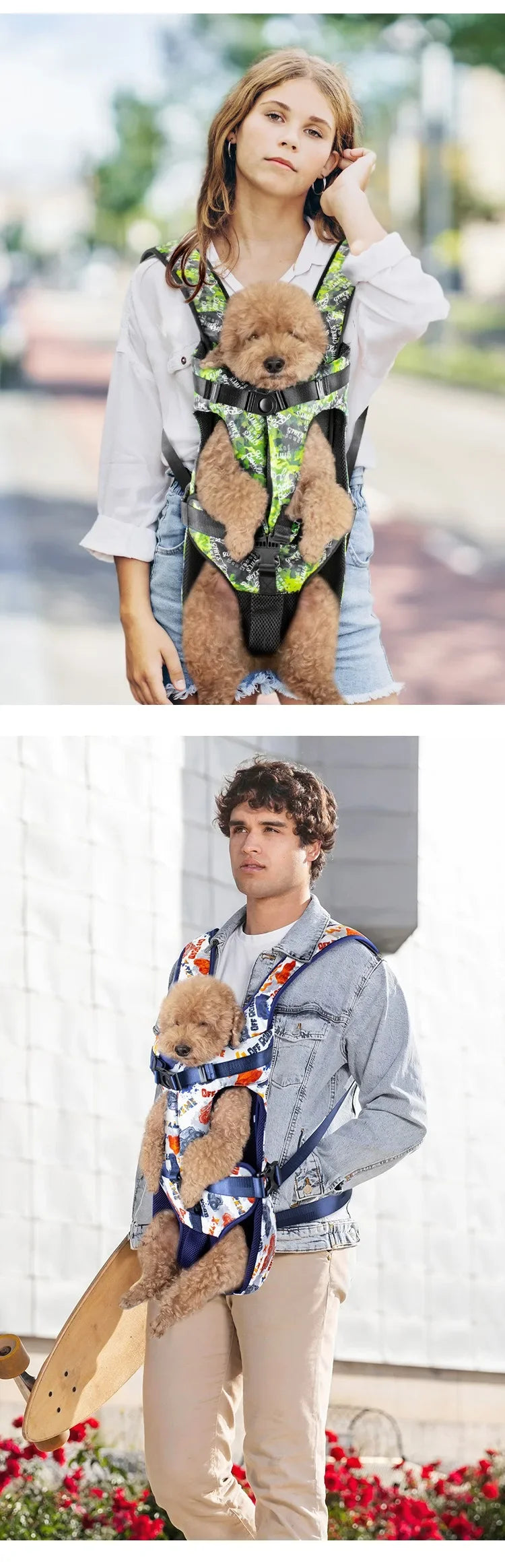 Front-Facing Pet Carrier Backpack for Dogs & Cats