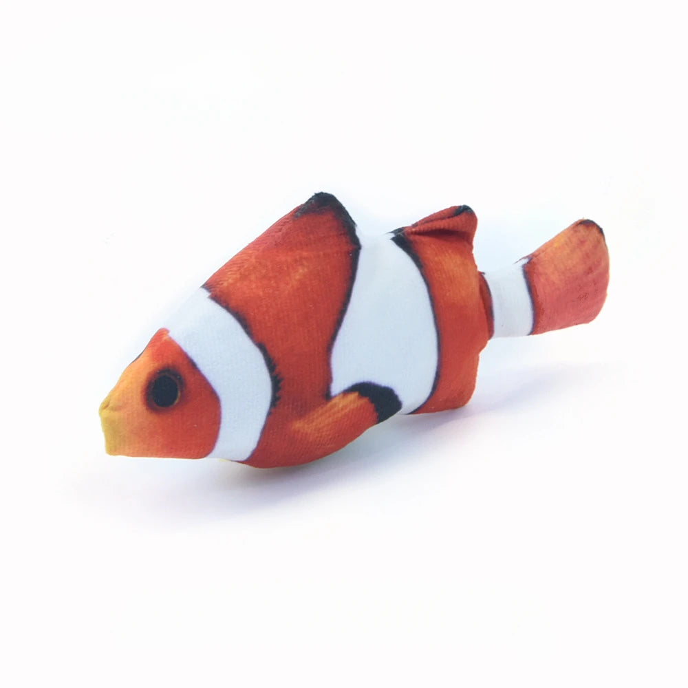 Realistic Plush Fish Cat Toy Pillow