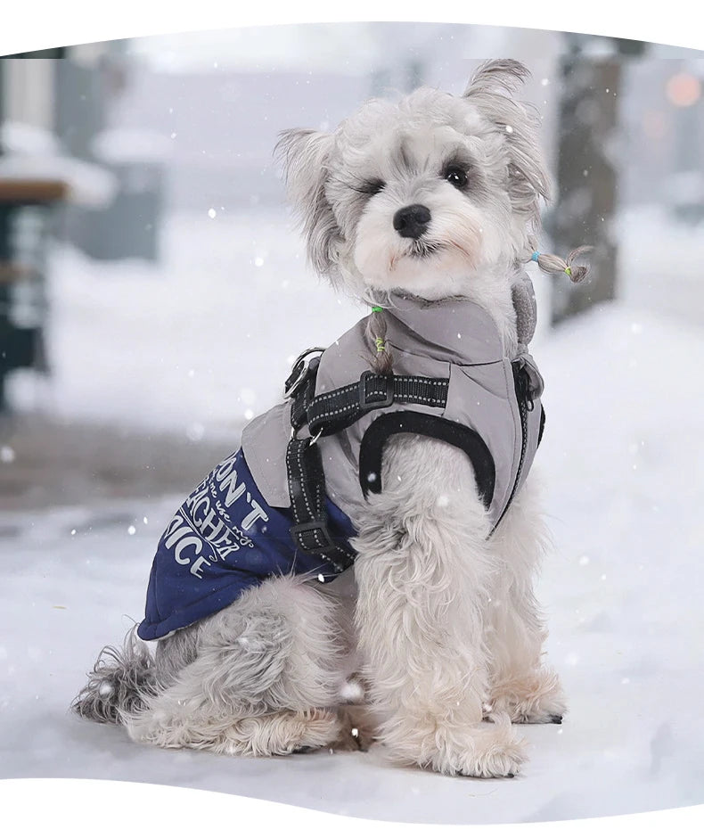 Reflective Winter Vest Harness Jacket for Dogs & Cats