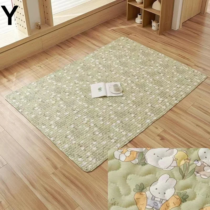 Washable Cotton Pet Floor Mat – Multi-Use Bedding Pad