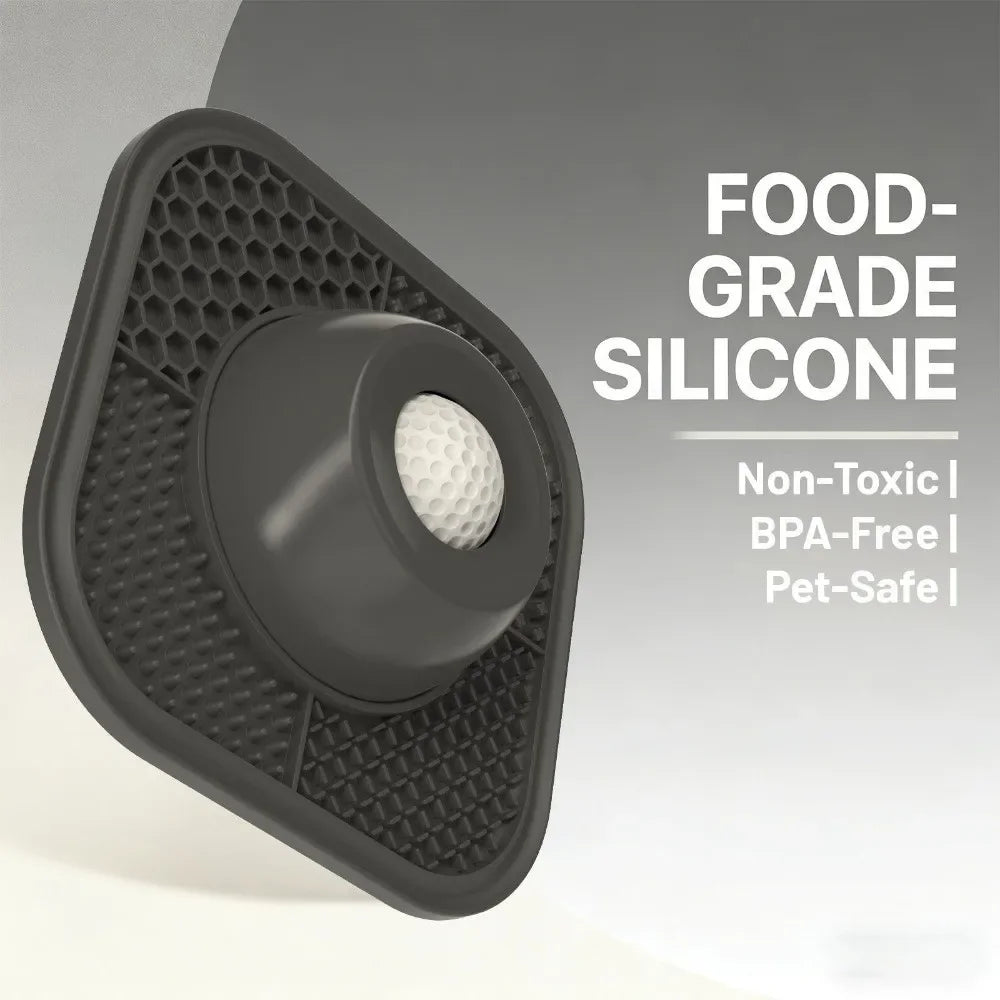 Silicone Slow Feeder Lick Mat with Dental Care for Dogs & Cats