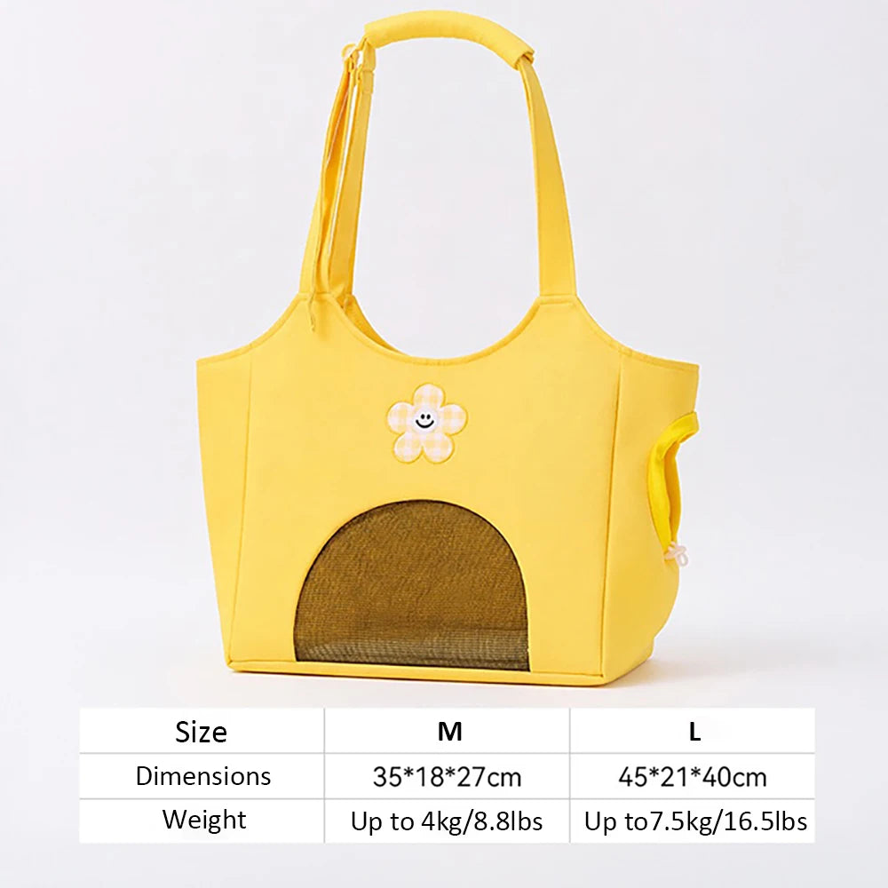 Canvas Pet Carrier Bag for Small Dogs & Cats — Up to 7.5kg