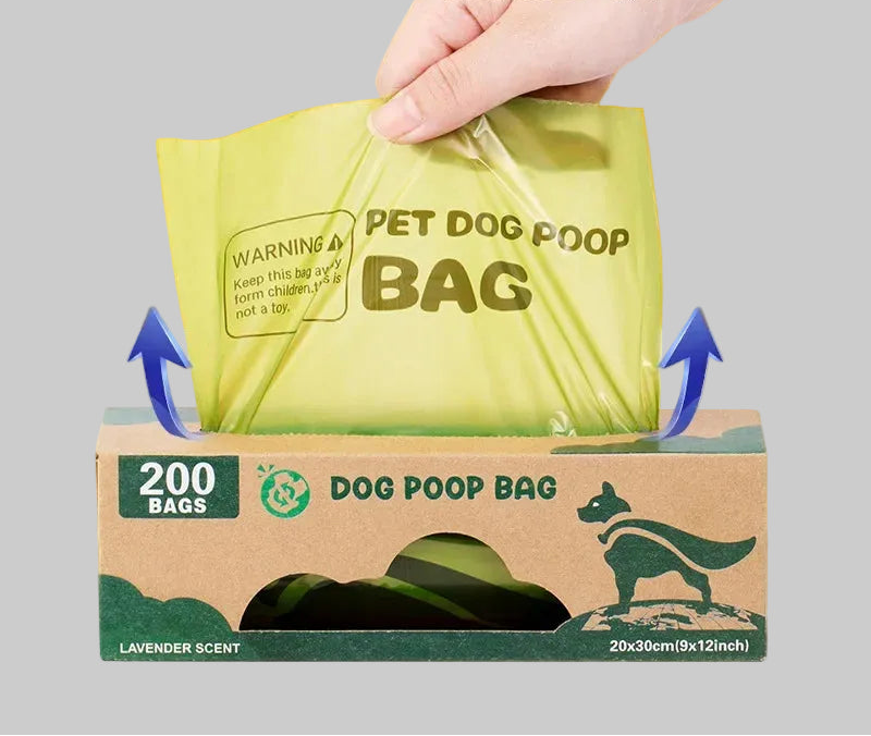 Degradable Dog Poop Bags - 200 Pack