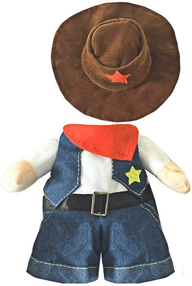 Costume de cowboy occidental pour animal de compagnie