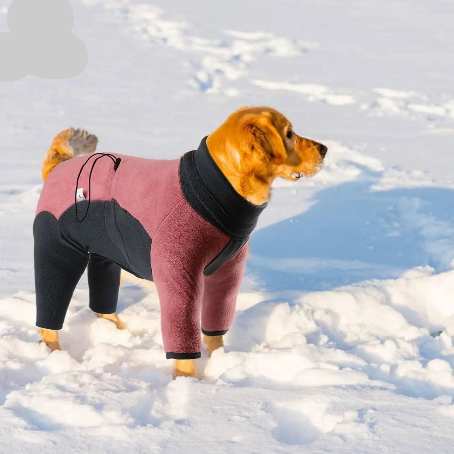 Soft Fleece Dog Winter Onesie