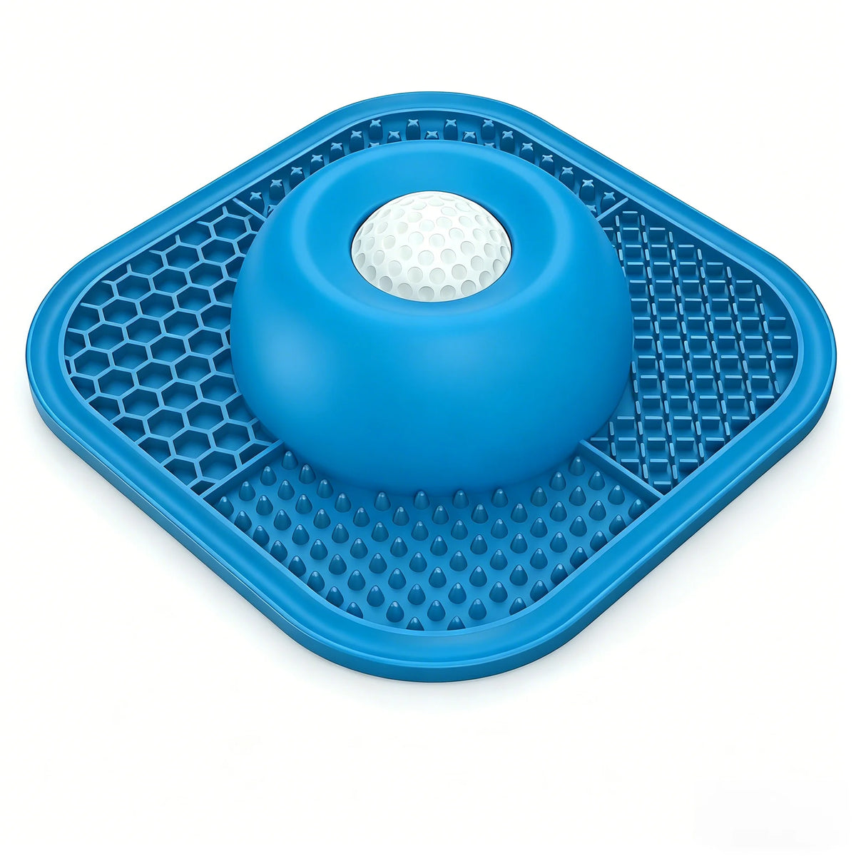 2-in-1 Silicone Slow Feeder Dog Bowl & Lick Mat — Anti-Slip, No-Spill