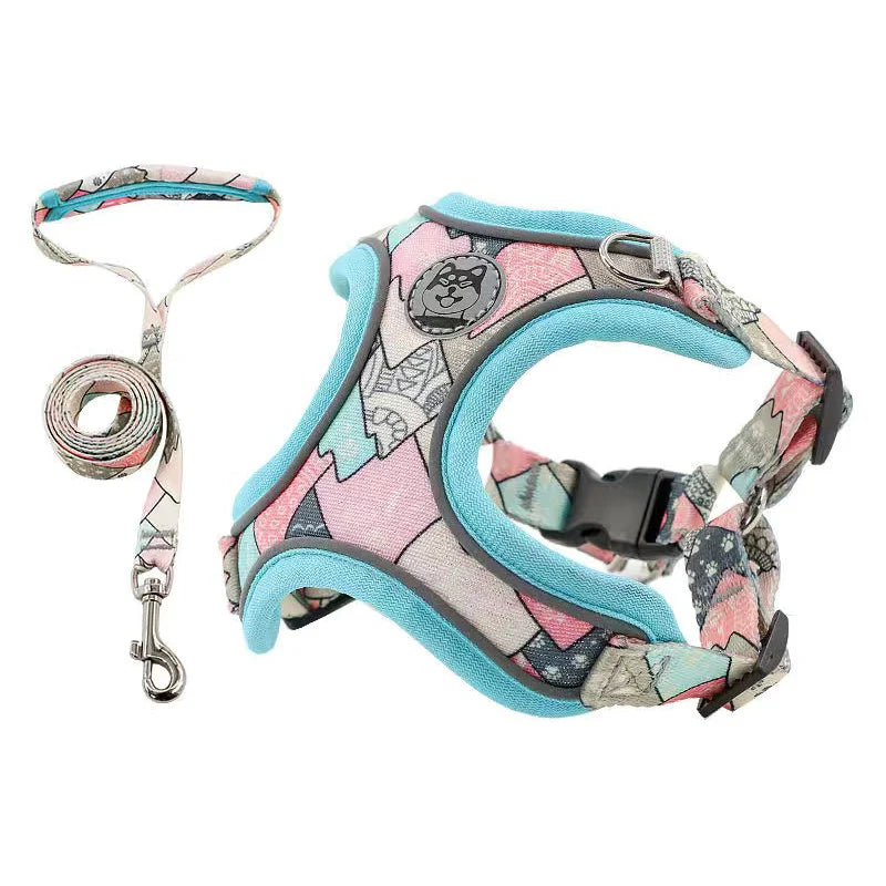 Adjustable Dog Harness & Leash Set