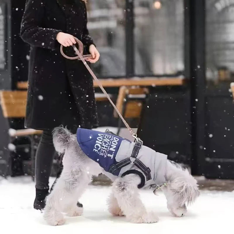 Reflective Winter Vest Harness Jacket for Dogs & Cats
