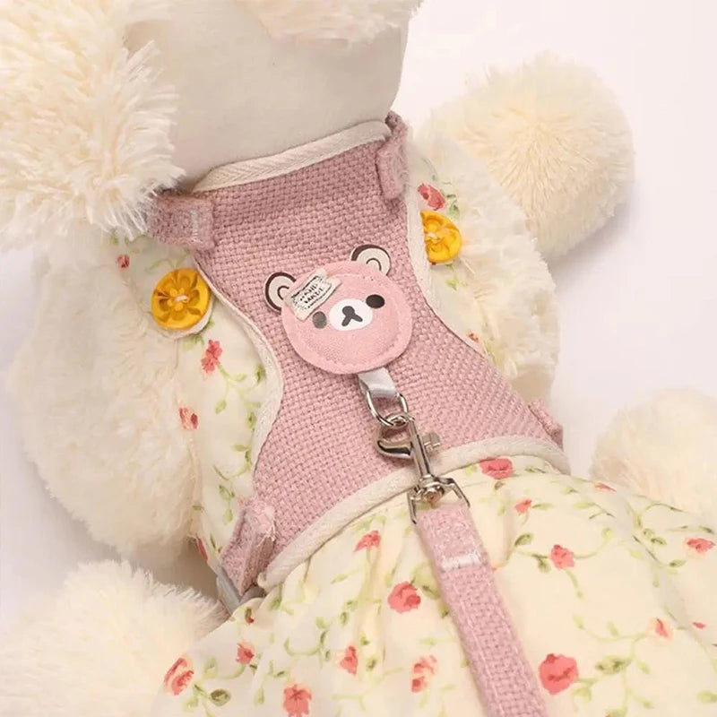 Adjustable Harness & Collar for Kittens and Small Pets