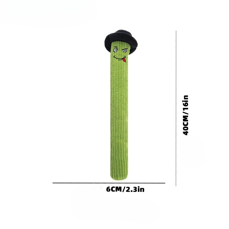 Long Snake Plush Dog Toy - Tough Squeaky Chew Toy for Dogs