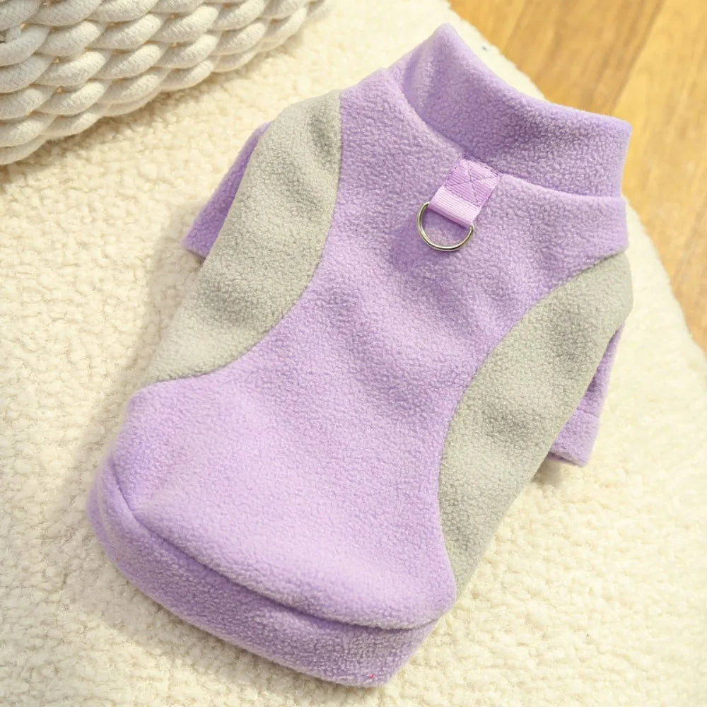 Soft Fleece Dog Hoodie & Warm Winter Coat