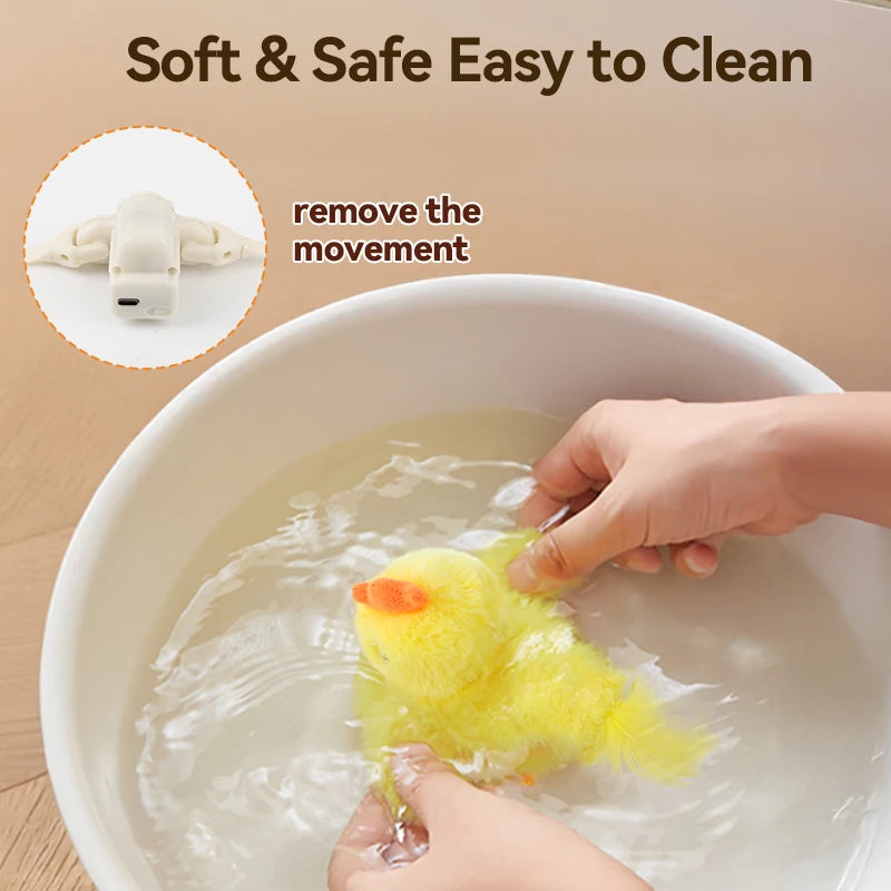 Interactive Remote Control Flapping Chick Cat Toy — Catnip Filled, Realistic Sound & Rechargeable