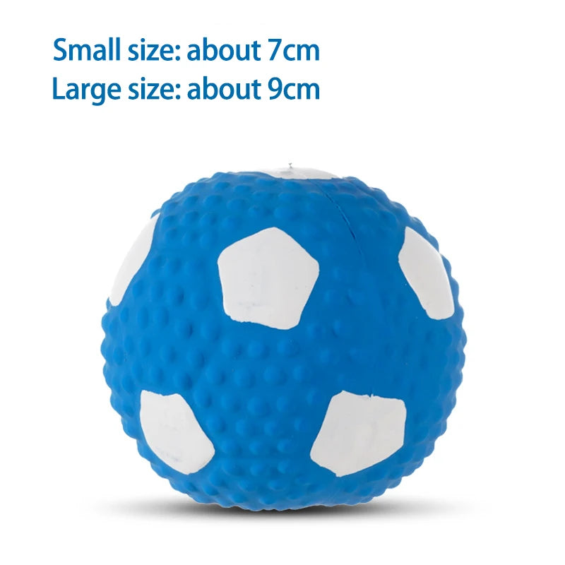 Squeaky Latex Dog Ball – Sports Style Chew Toy