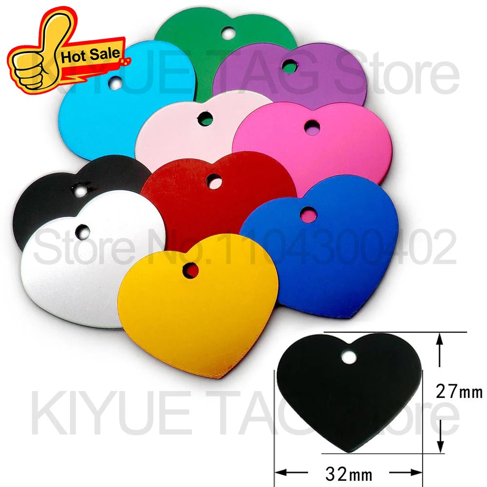 Personalised Aluminium Pet ID Tags – Pack of 100