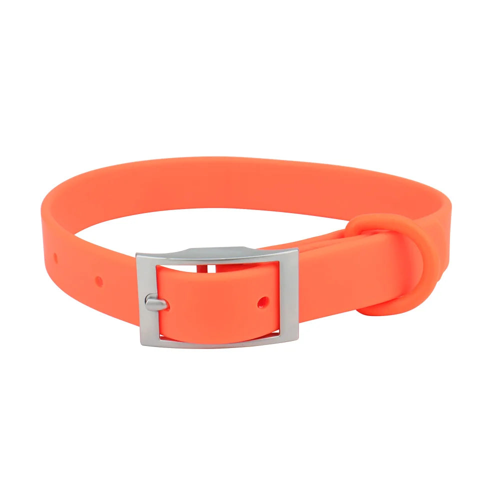 Waterproof Adjustable PVC Pet Collar — 12 Colours