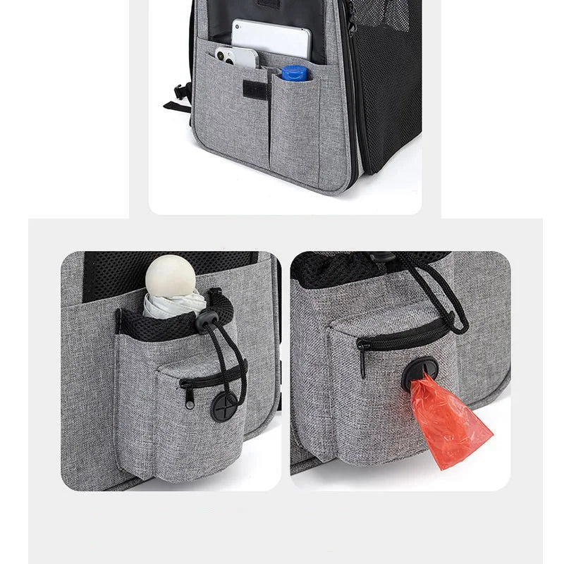 Expandable Pet Backpack Carrier for Cats & Dogs