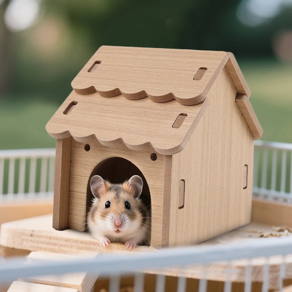 Solid Wood Small Pet House