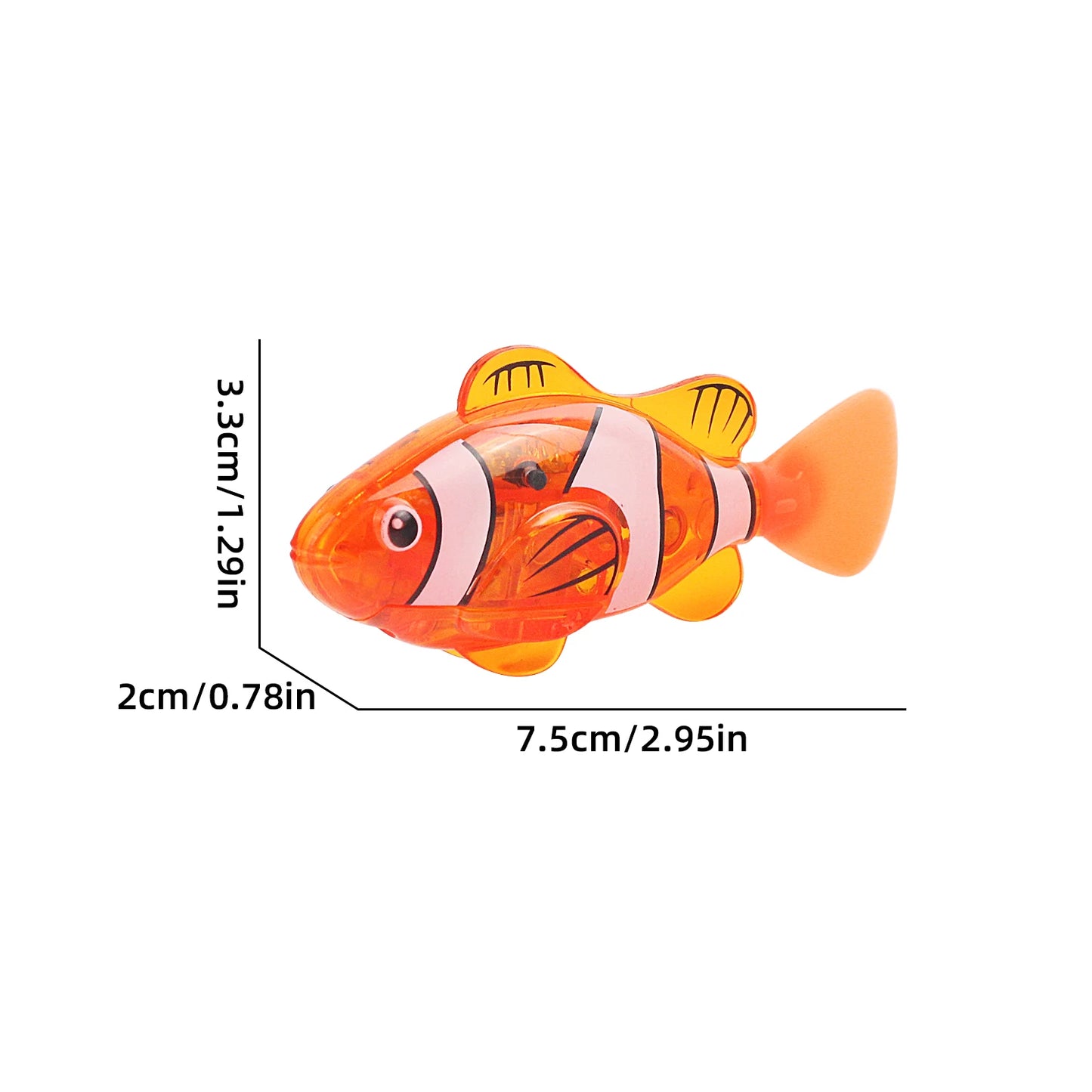LED Electronic Swimming Fish Toy - Waterproof Interactive Pet Toy