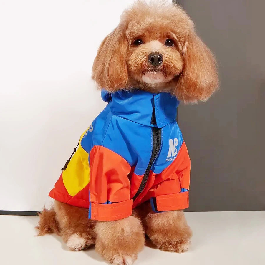 Waterproof Hooded Dog Raincoat & Sport Hoodie