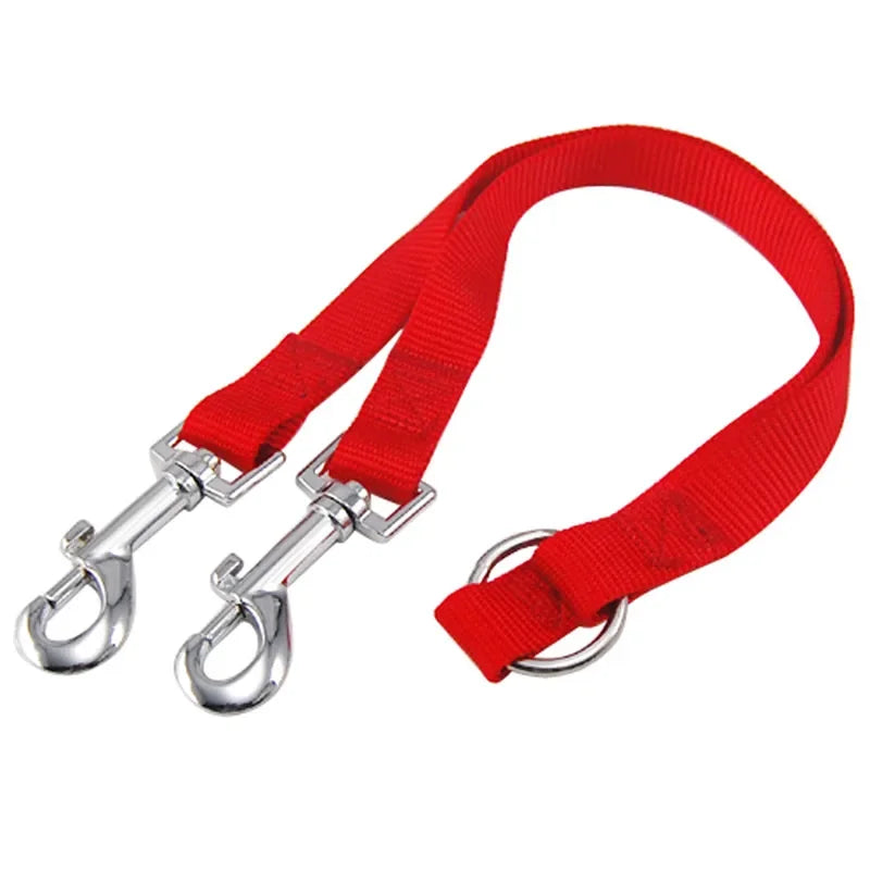 Double Dog Leash Coupler for Walking Two Dogs