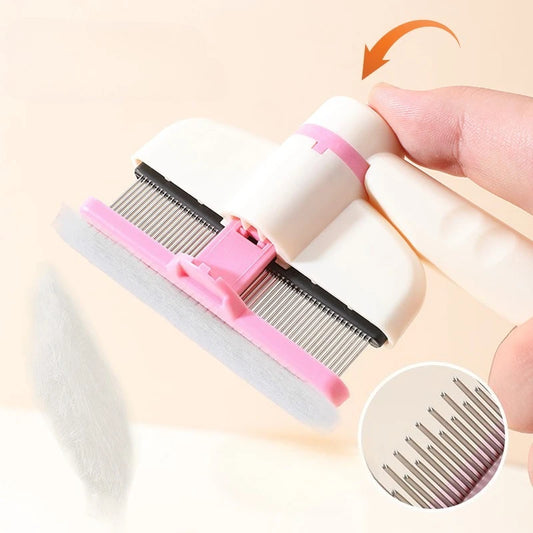 Rotating Dense Toothed Cat Comb for Hair Removal