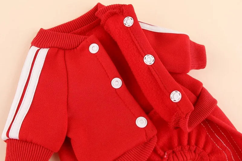 Fleece Hoodie Jumpsuit for Dogs & Cats