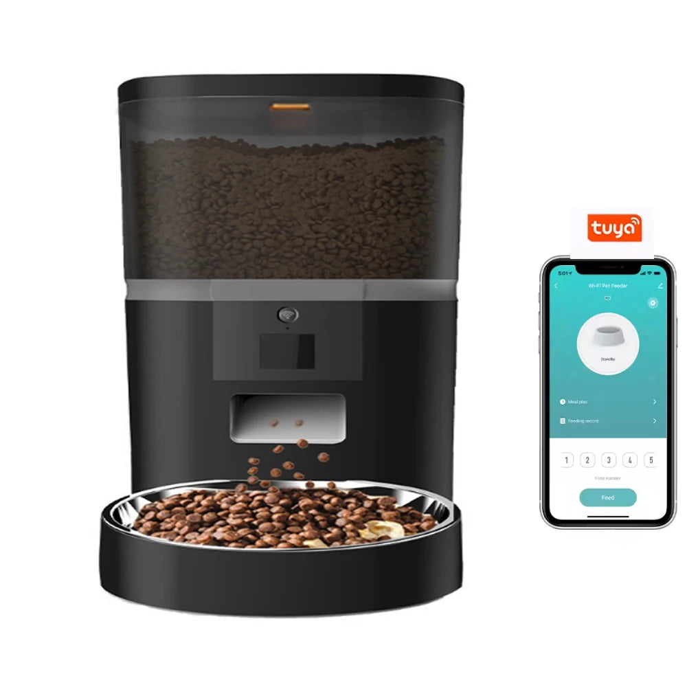 Double Meal Automatic Cat Feeder, Cat Feeder With Video, Tuya WIFI Automatic Dog Feeder, Programmable Pet Feeder, Multiple Model