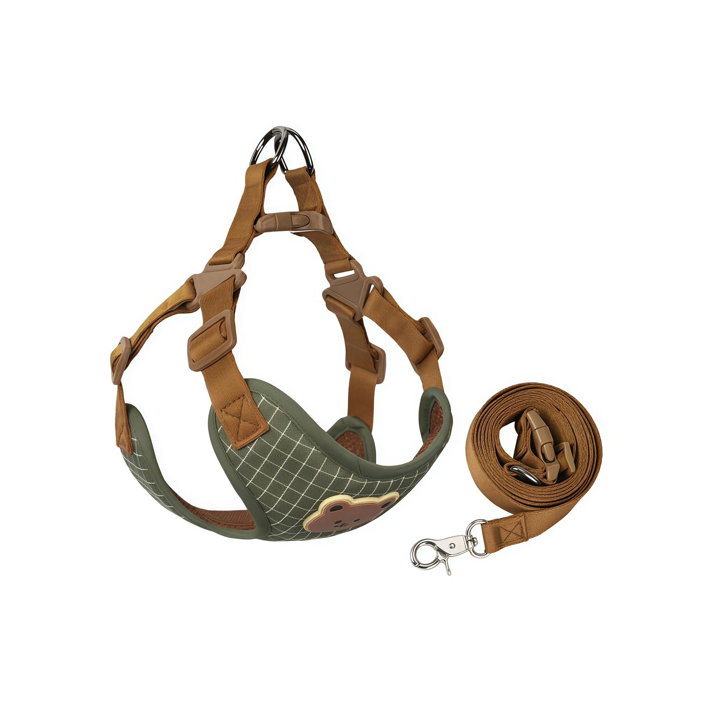 Breathable Vest Harness & Lead Set for Small Dogs & Cats