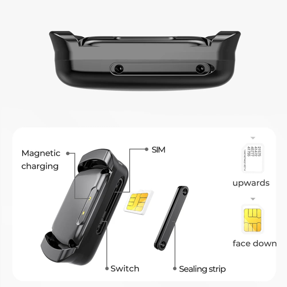 M10A 4G GPS Pet Tracker with Electronic Fence & Activity Tracking
