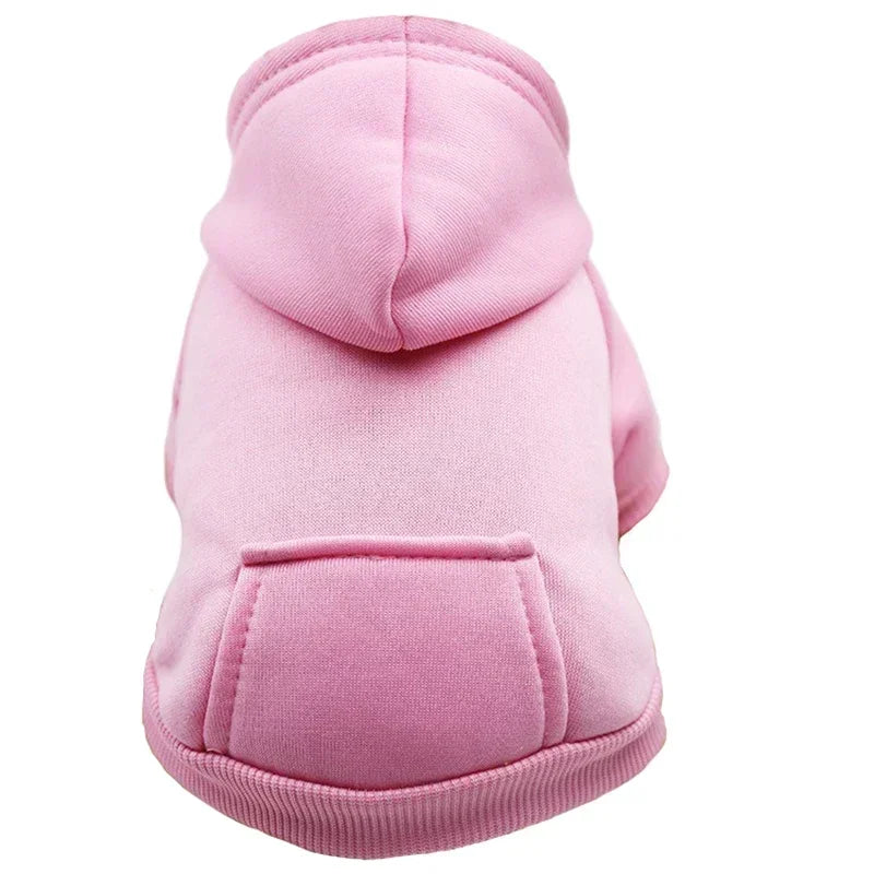 Manteau à capuche en polaire pour chien | Veste sweat chaude d'automne et d'hiver pour petits chiens et chats