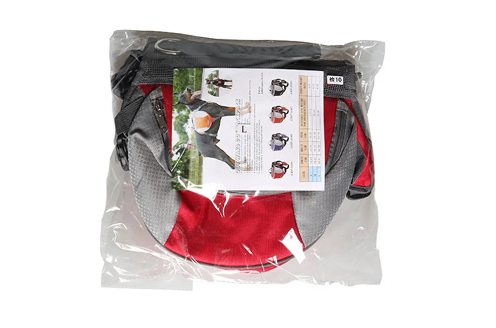 Reflective Dog Weight Training Harness Vest with Storage Pockets