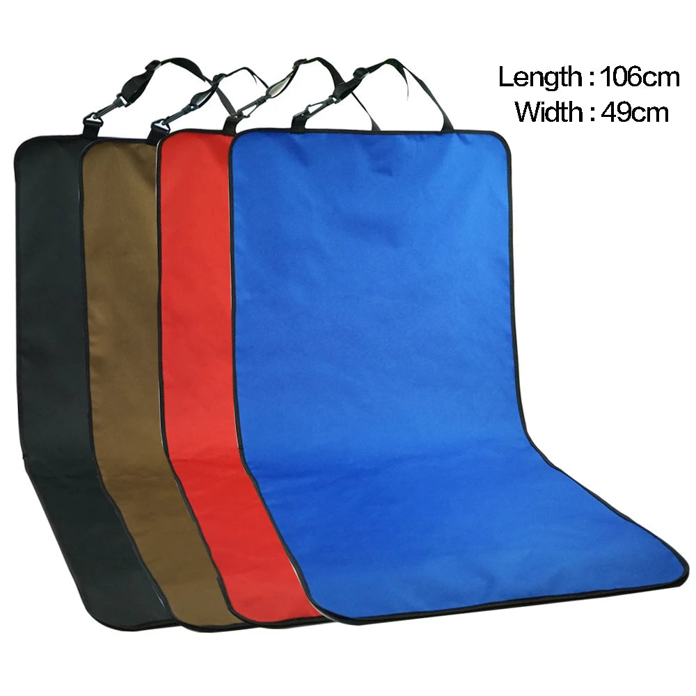 Waterproof Pet Car Seat Cover & Back Seat Protector Mat for Dogs & Cats