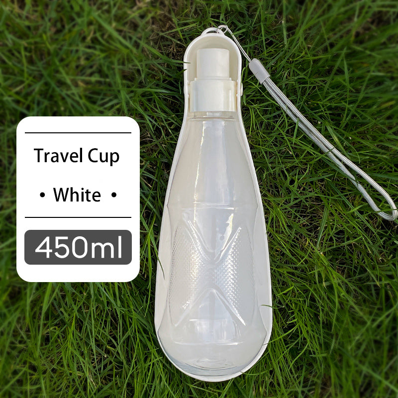 Portable Dog Water Bottle with Bowl