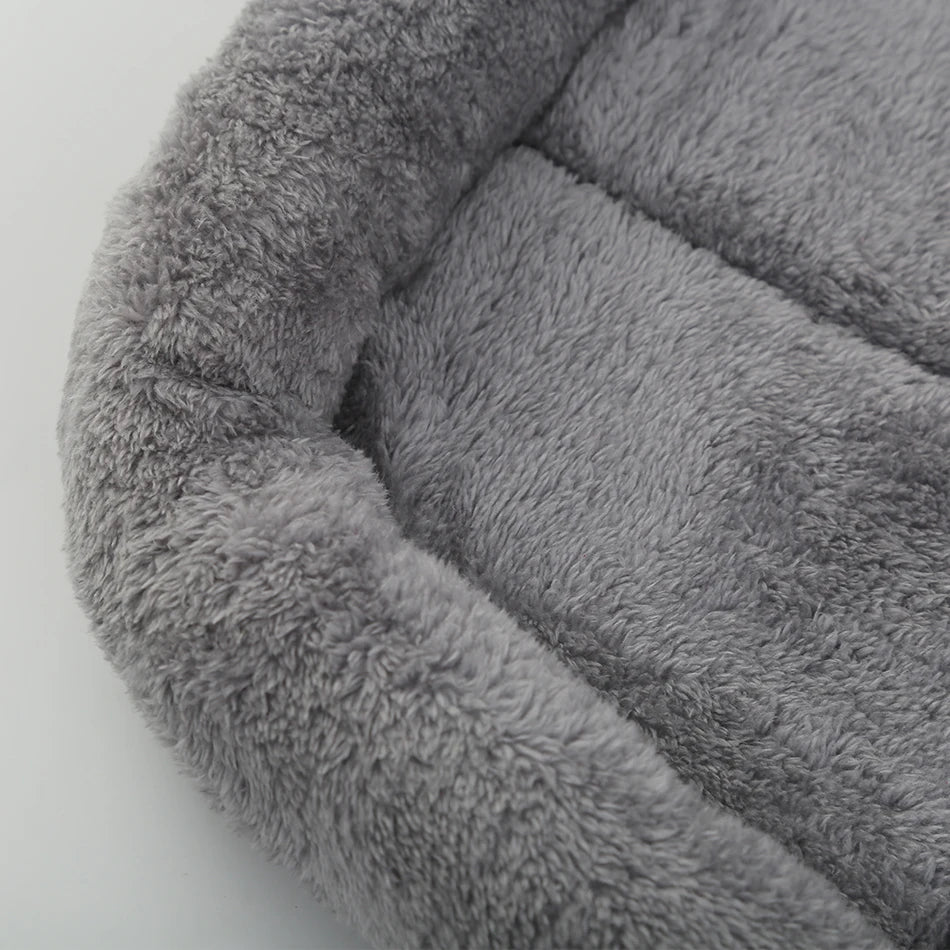 Soft Plush Pet Bed Mat – Calming Cushion for Cats & Dogs, S to XXL