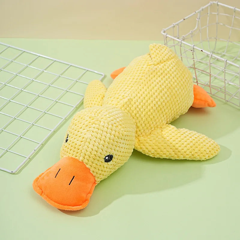 Plush Duck Dog Toy with Sound