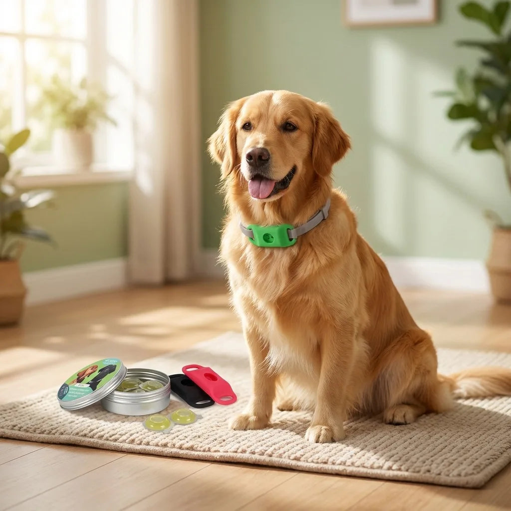 Natural Essential Oil Flea & Tick Collar Pendant – Chemical-Free Protection for Dogs & Cats