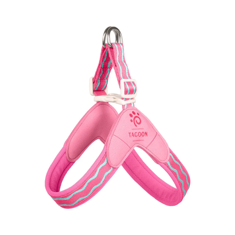 Dopamine Saddle Dog Harness with Leash Set for Small Dogs Comfortable Mesh Breathable Pet Harness for Schnauzer Shiba Inu Puppy