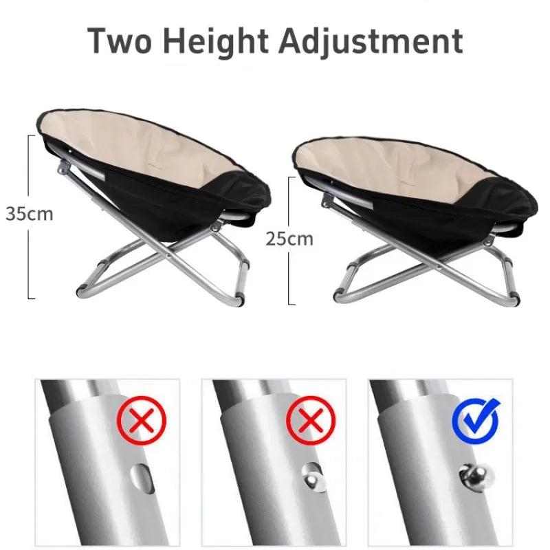 Foldable Pet Moon Chair for Cats & Dogs