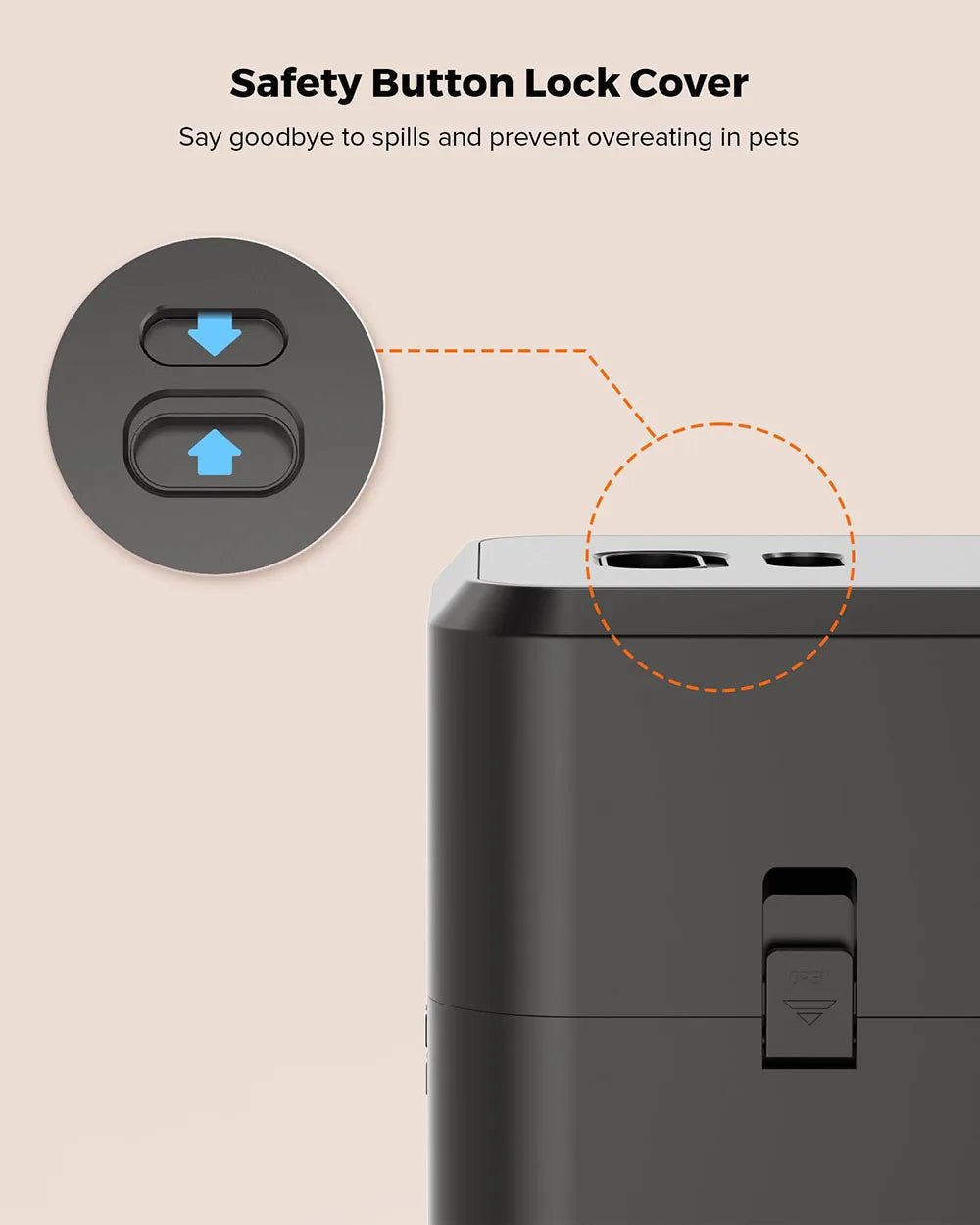 Automatic Pet Feeder with Button or Wi-Fi Options