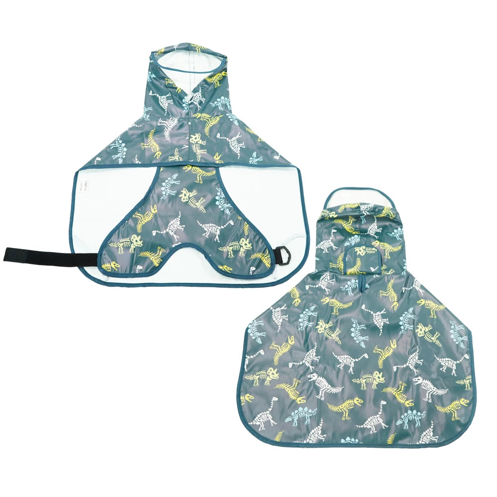 Waterproof Dog Raincoat with Fun Print