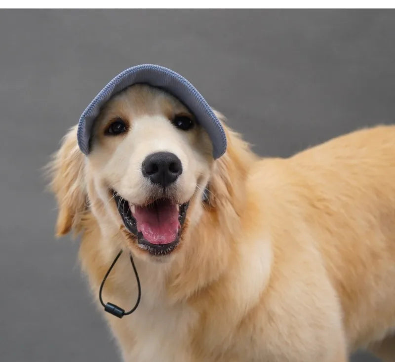 Pet Baseball Cap with Ear Holes | Adjustable Summer Sport Hat for Dogs & Cats
