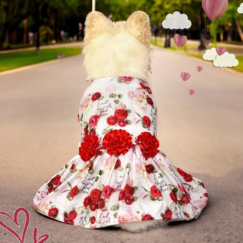 Bow Knot Princess Dress for Small Dogs & Cats