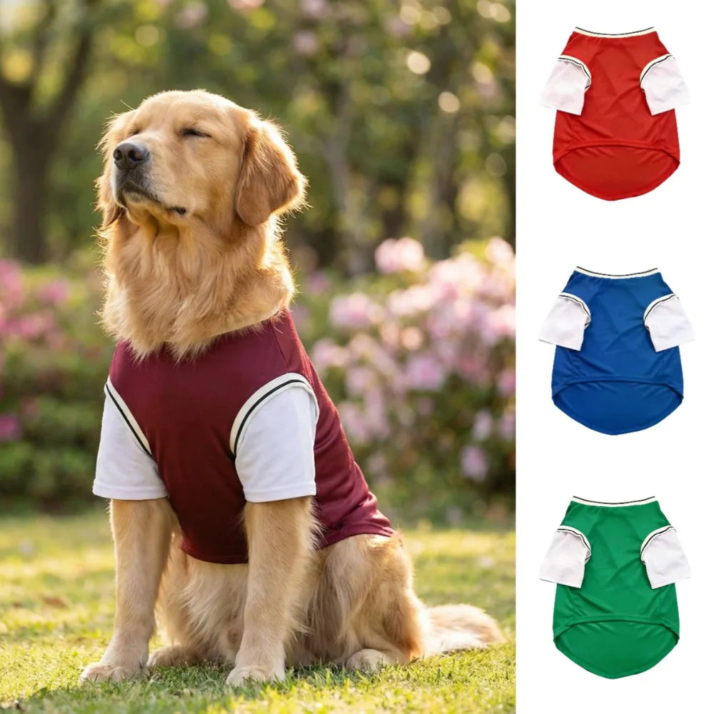 Gilet rafraîchissant en polyester respirant pour chiens | Haut d'été doux pour chiens de taille moyenne et grande