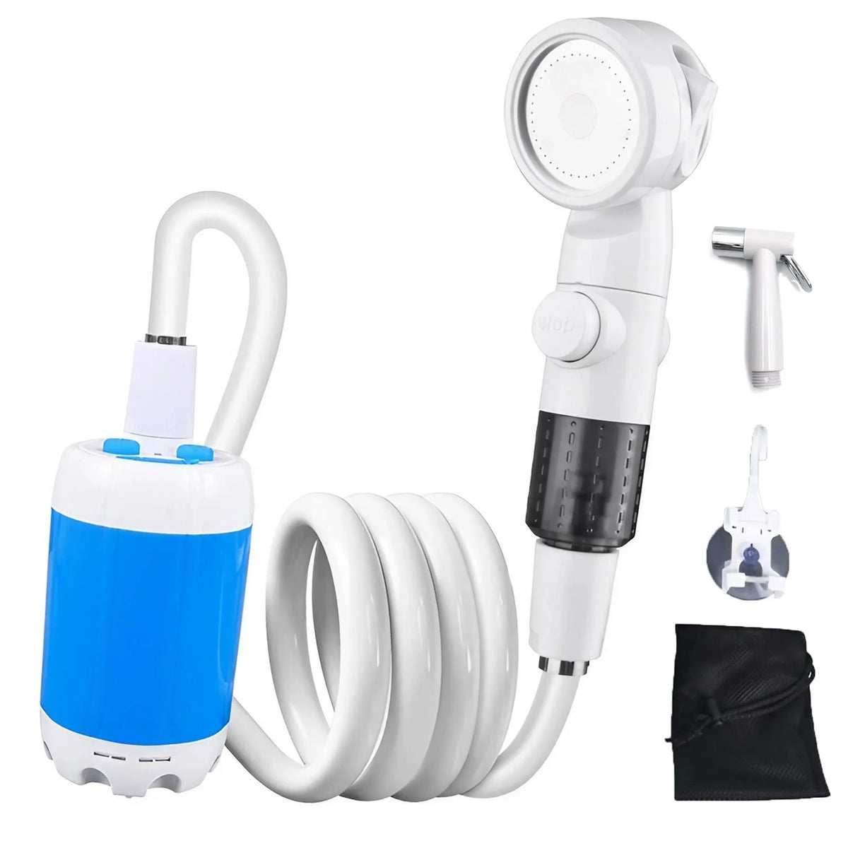 Portable Rechargeable Pet Shower with Gentle Stream