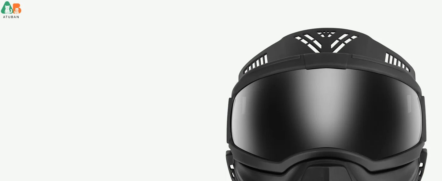 Lunettes pour chien avec écran facial – Masque réglable pour grandes races